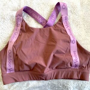 Pink outdoor voices bra